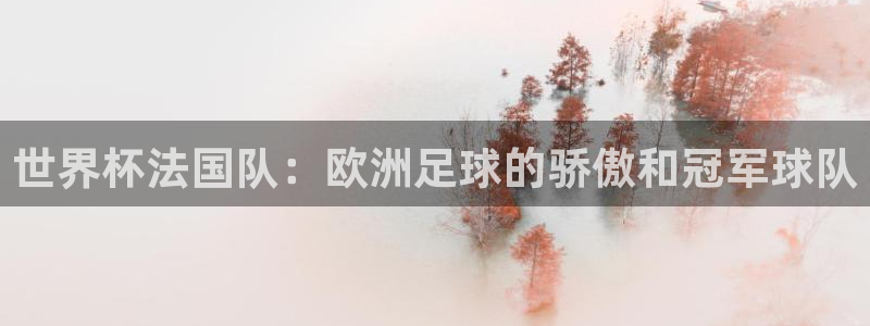 欧洲世预赛赛程表:世界杯法国队:欧洲足球的骄傲和冠军球队